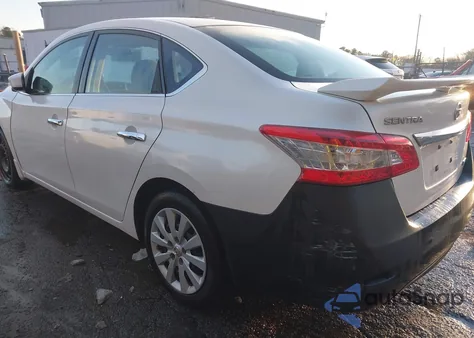 2014 Nissan Sentra S z USA, uszkodzony, nr VIN 3N1AB7AP8EL693853